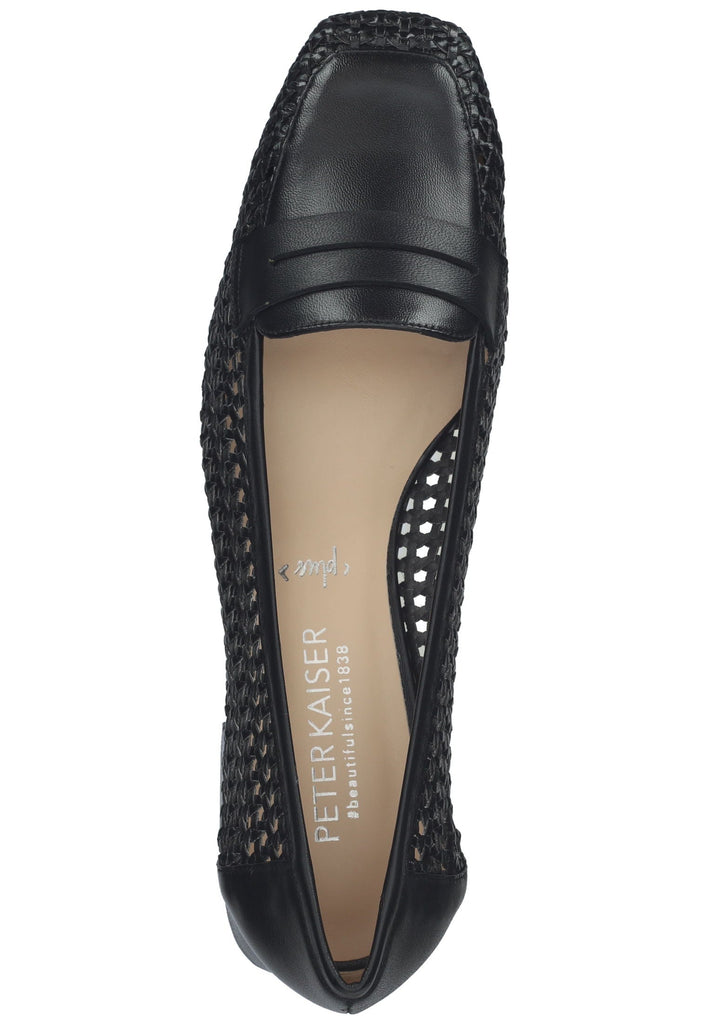 Peter Kaiser Slipper Leder Schwarz