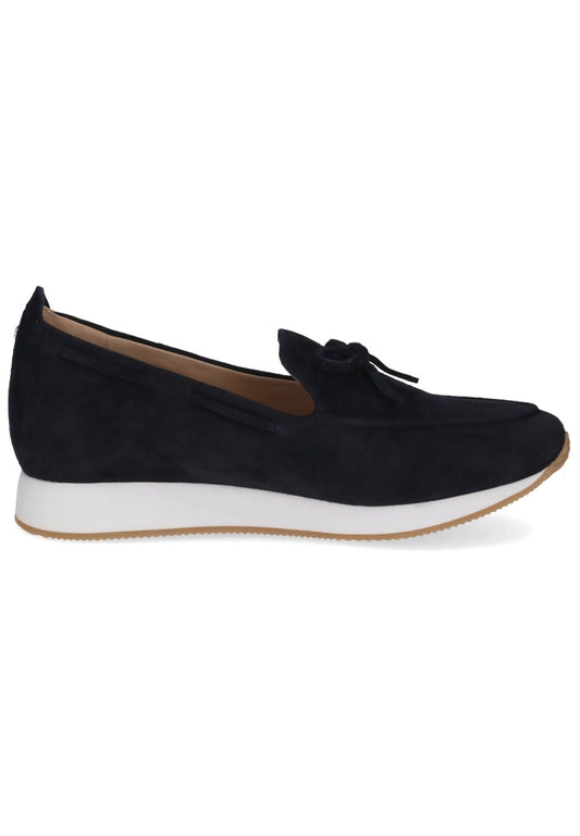 Peter Kaiser Slipper Veloursleder Dunkelblau