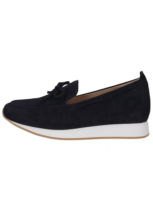 Peter Kaiser Slipper Veloursleder Dunkelblau
