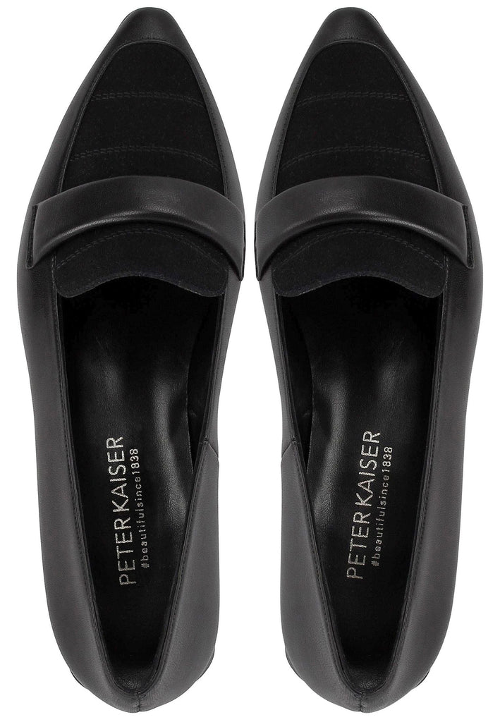 Peter Kaiser Slipper Veloursleder Schwarz