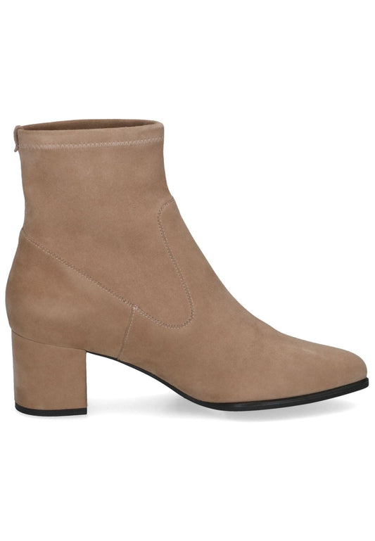 Peter Kaiser Stiefelette Veloursleder Hellbraun