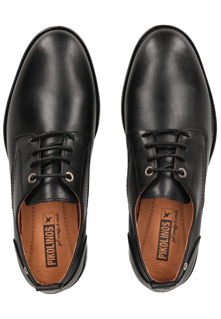 Pikolinos Halbschuhe Leder Schwarz/Schwarz