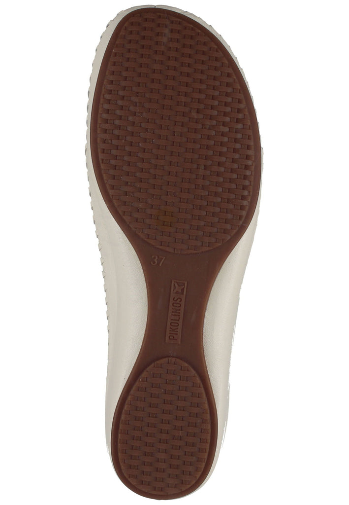 Pikolinos Halbschuhe Leder Weiß/Beige