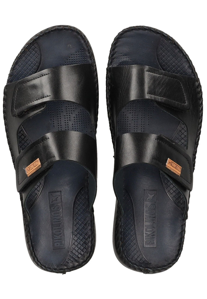 Pikolinos Pantoletten Leder Schwarz