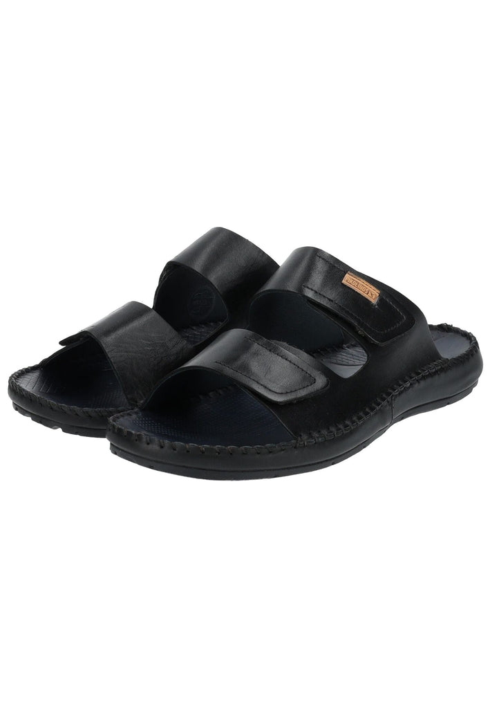 Pikolinos Pantoletten Leder Schwarz