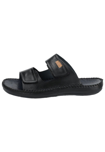 Pikolinos Pantoletten Leder Schwarz