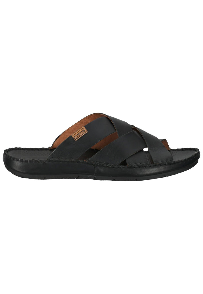 Pikolinos Pantoletten Leder Schwarz