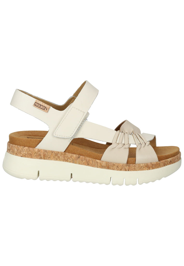 Pikolinos Sandalen Leder Beige/Weiß
