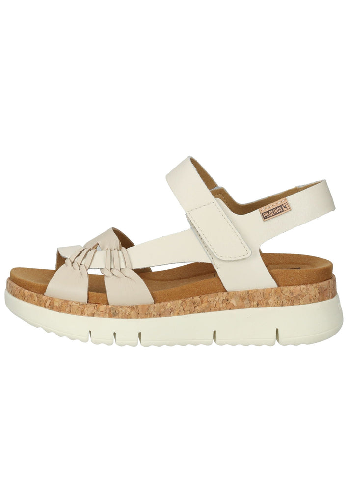 Pikolinos Sandalen Leder Beige/Weiß