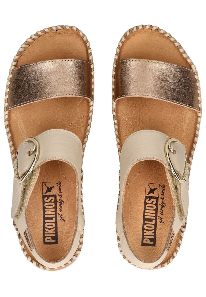 Pikolinos Sandalen Leder Champagne