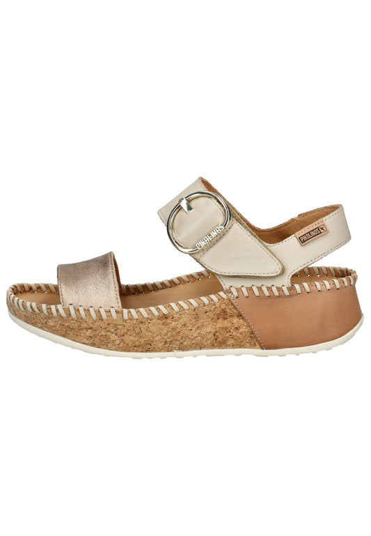 Pikolinos Sandalen Leder Champagne