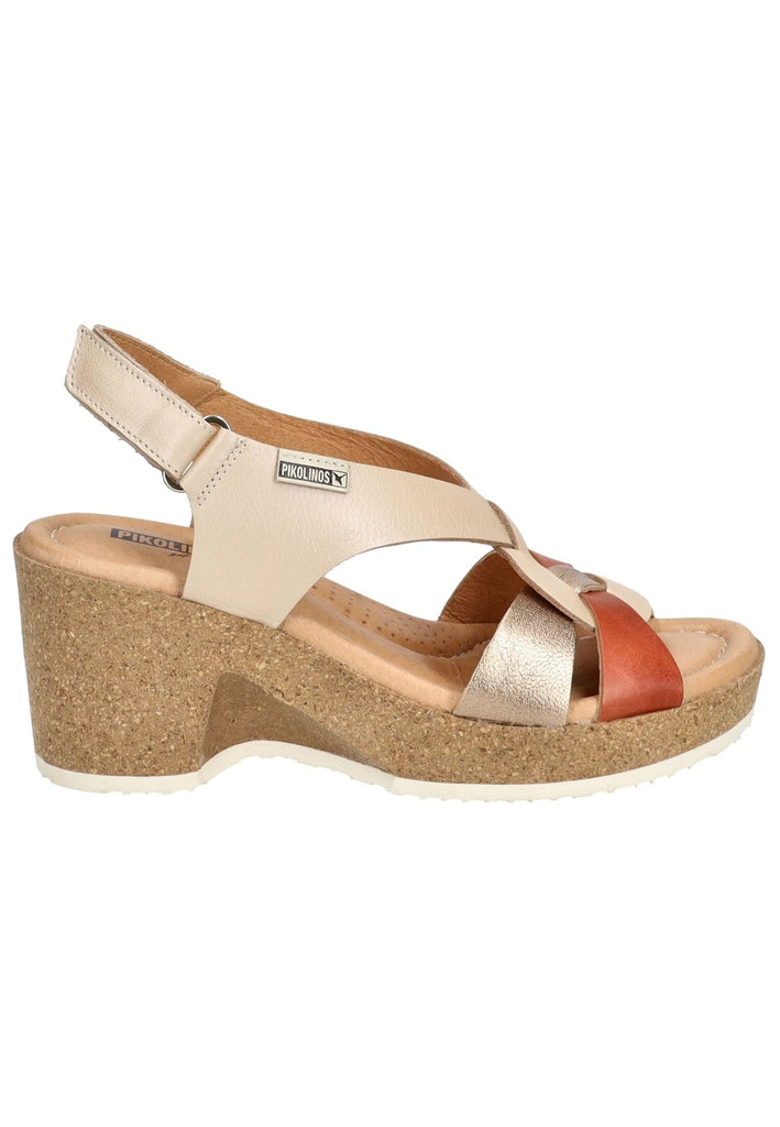 Pikolinos Sandalen Leder Hellbeige