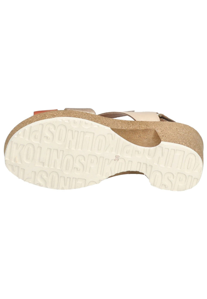 Pikolinos Sandalen Leder Hellbeige