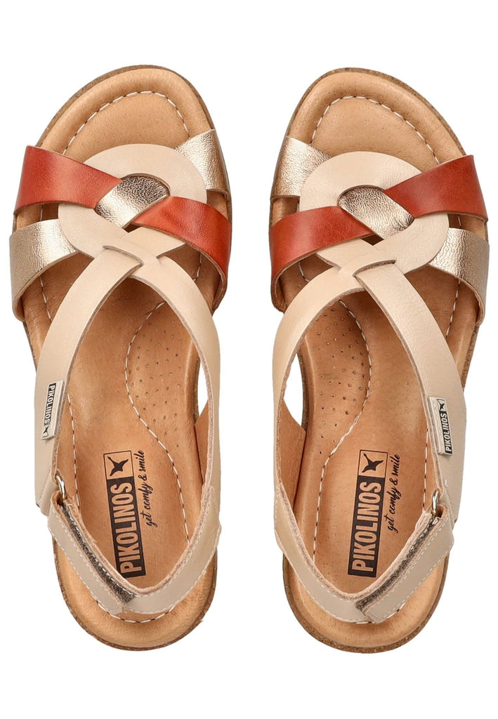 Pikolinos Sandalen Leder Hellbeige