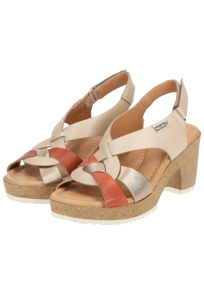 Pikolinos Sandalen Leder Hellbeige
