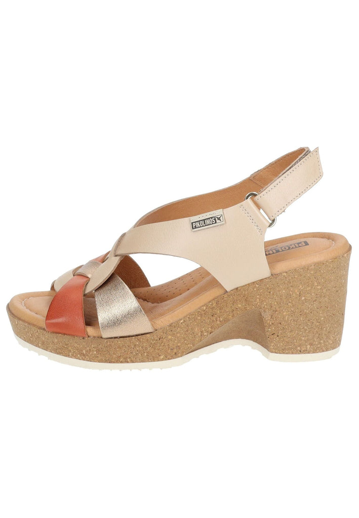 Pikolinos Sandalen Leder Hellbeige