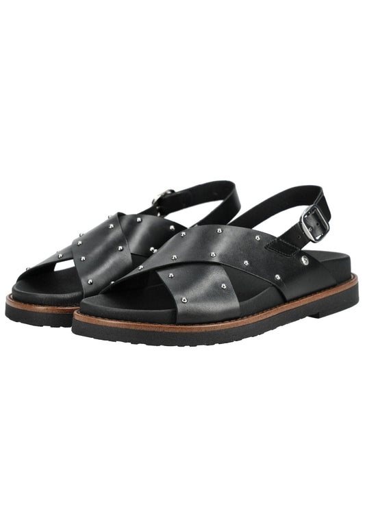 Pikolinos Sandalen Leder Schwarz/Schwarz