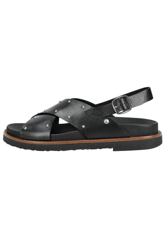 Pikolinos Sandalen Leder Schwarz/Schwarz