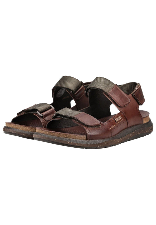 Pikolinos Sandalen Leder/Textil Dunkelbraun