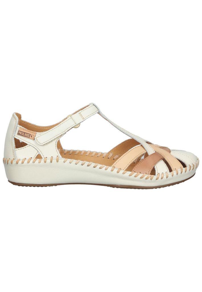 Pikolinos Sandalen Leder Weiß/Beige
