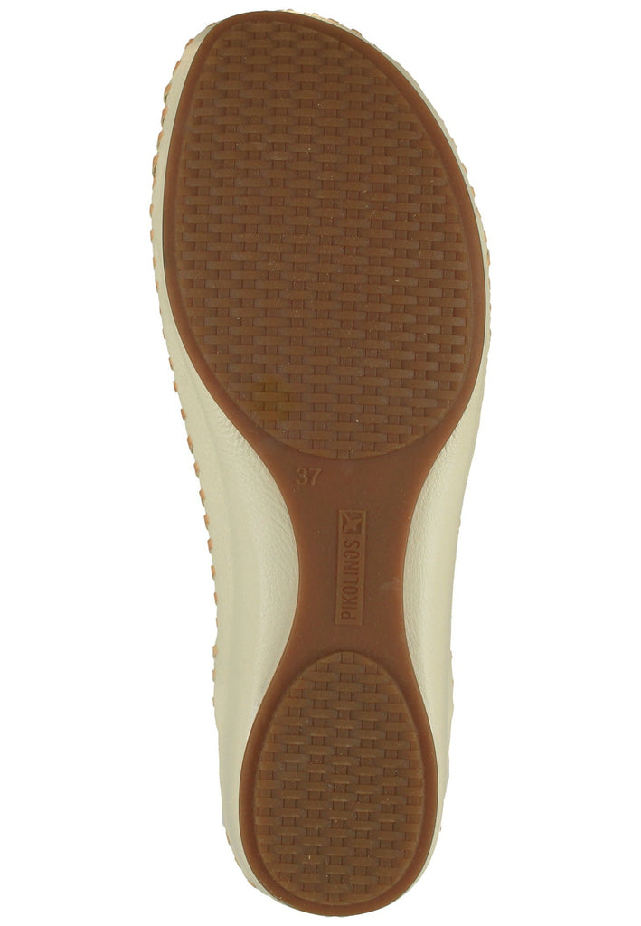 Pikolinos Sandalen Leder Weiß/Beige