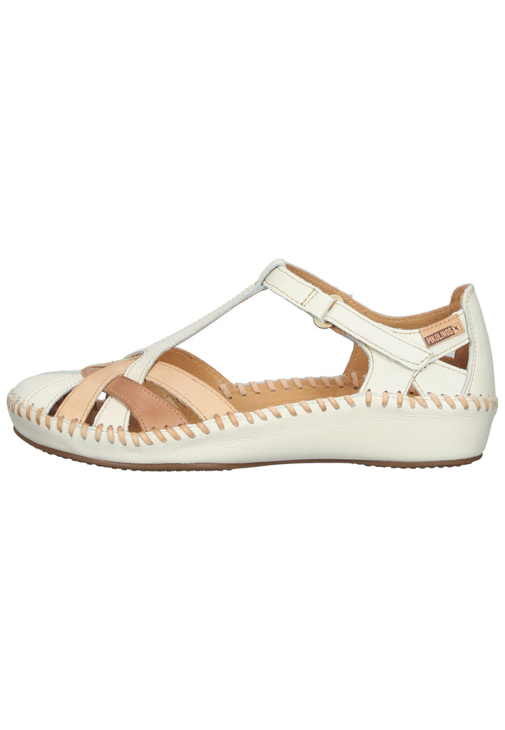 Pikolinos Sandalen Leder Weiß/Beige
