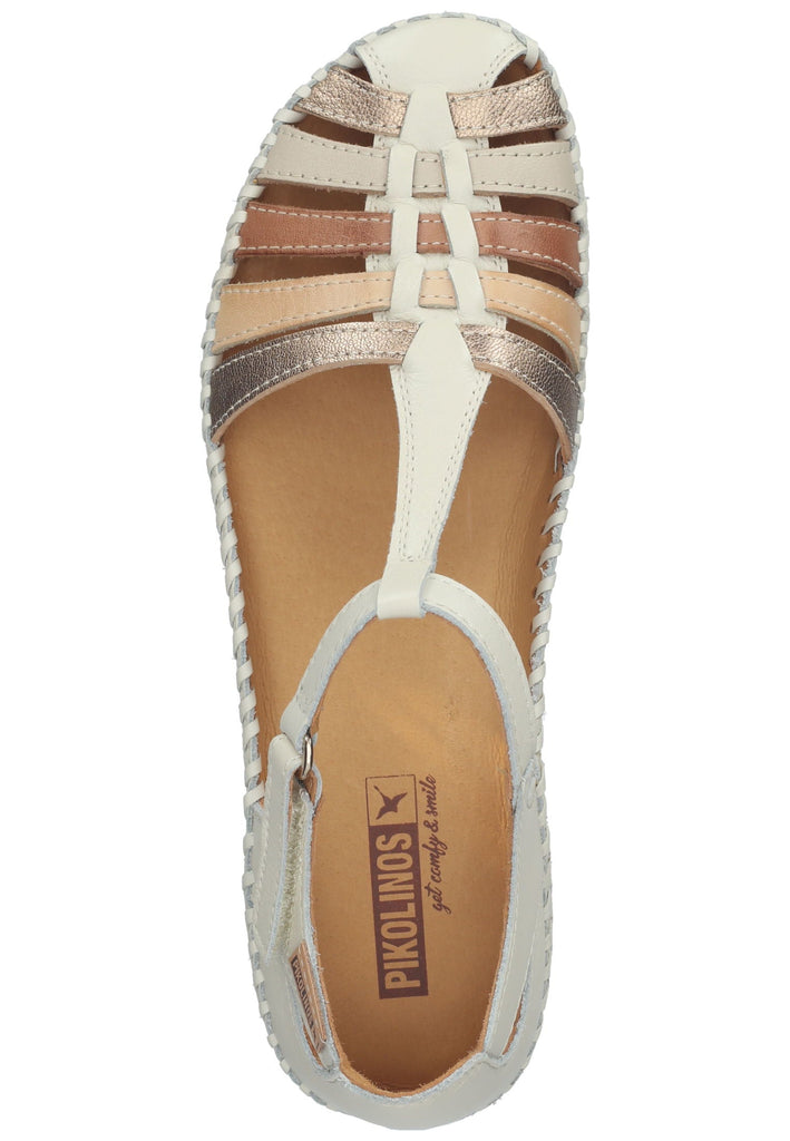 Pikolinos Sandalen Leder Weiß/Beige