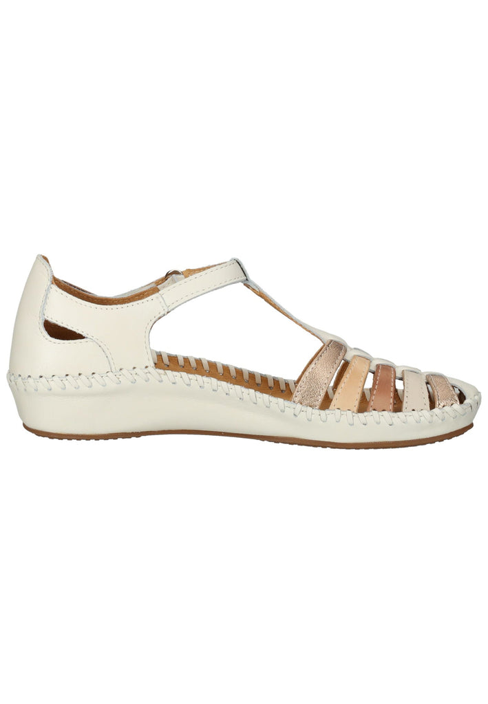Pikolinos Sandalen Leder Weiß/Beige