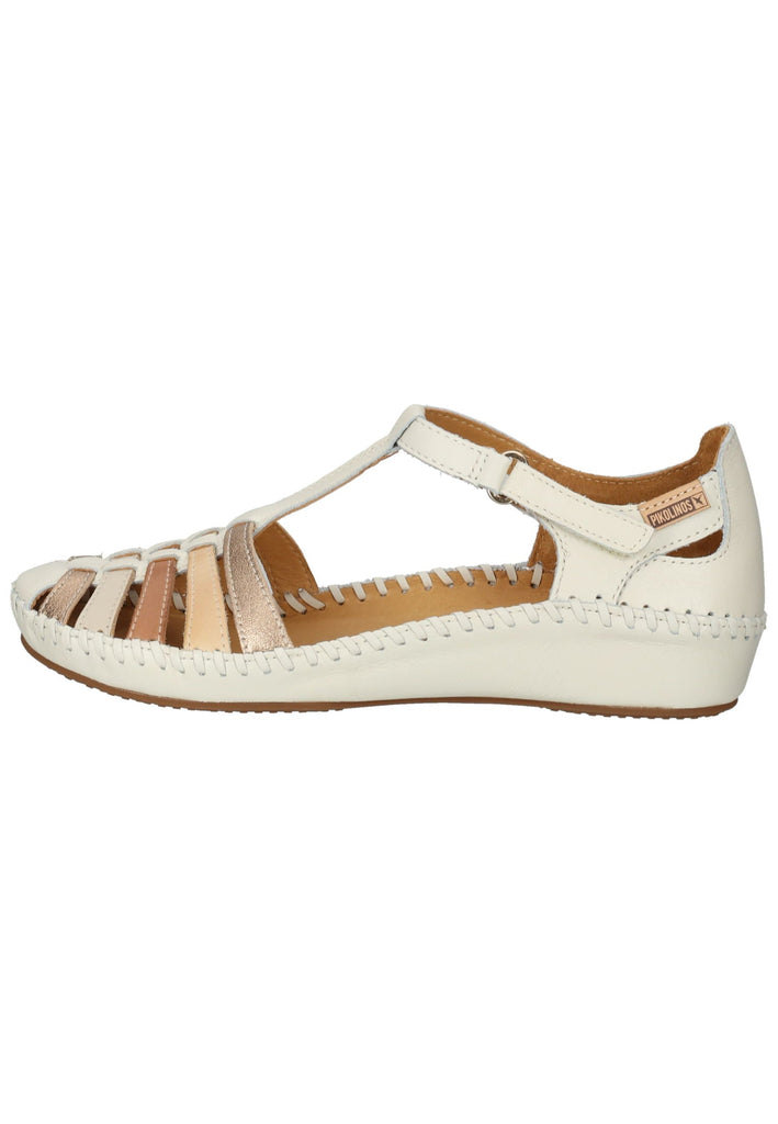 Pikolinos Sandalen Leder Weiß/Beige