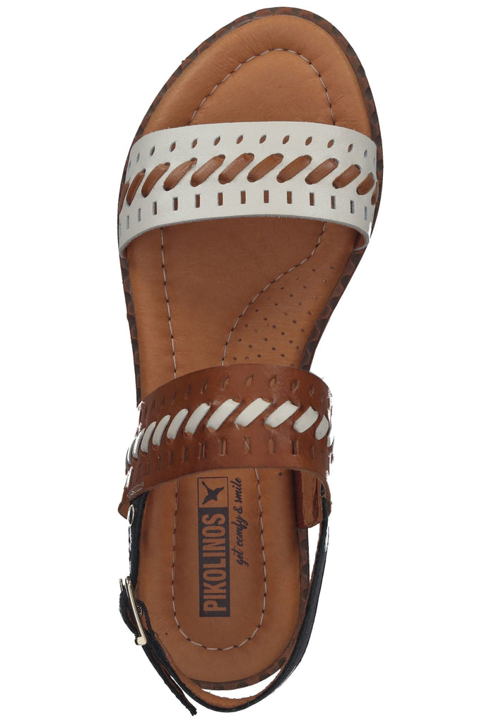 Pikolinos Sandalen Leder Weiß/Beige