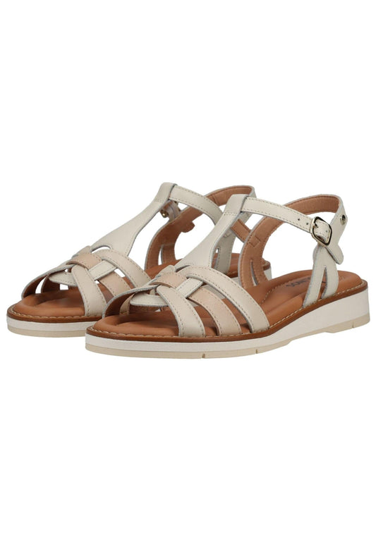 Pikolinos Sandalen Leder Weiß/Beige