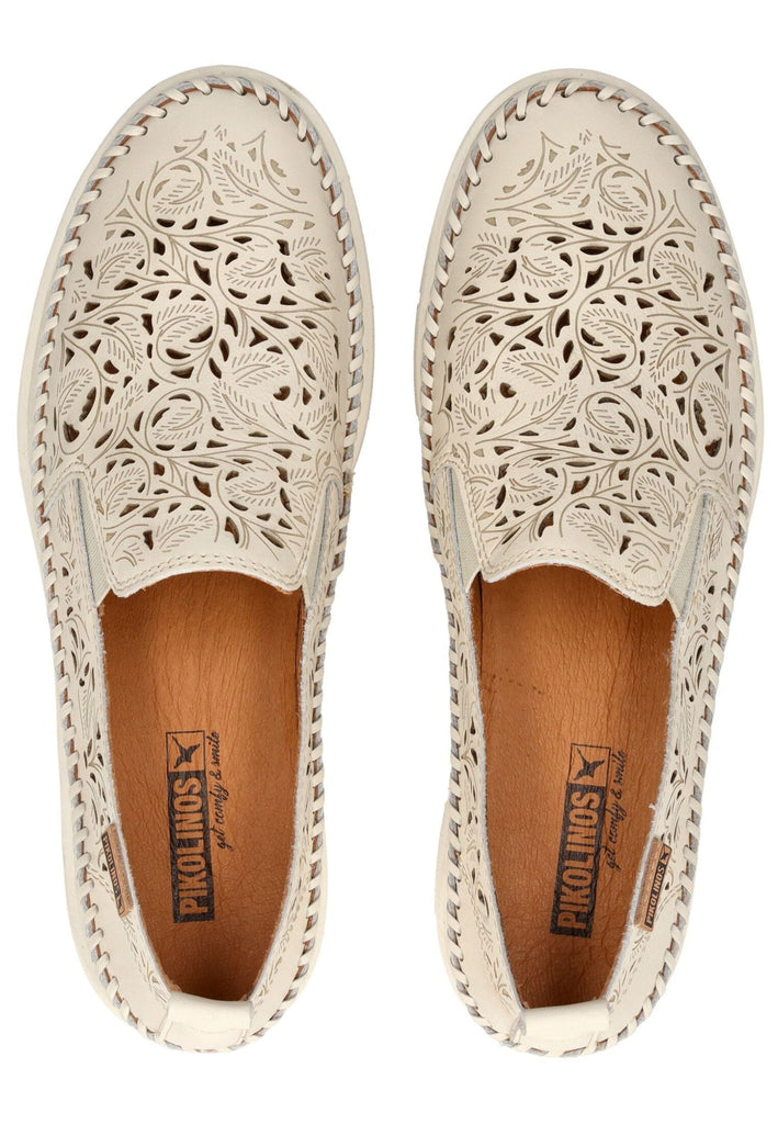 Pikolinos Slipper Leder Creme