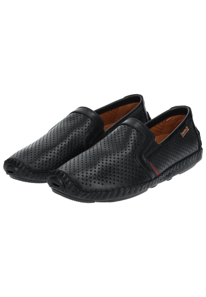 Pikolinos Slipper Leder Schwarz