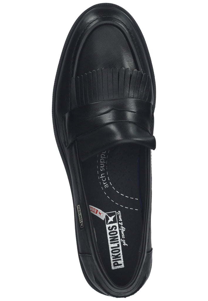 Pikolinos Slipper Leder Schwarz