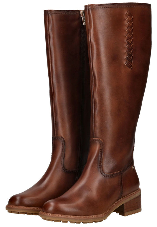 Pikolinos Stiefel Leder Braun/Braun