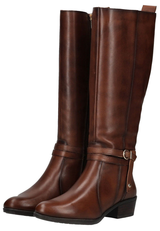 Pikolinos Stiefel Leder Dunkelbraun