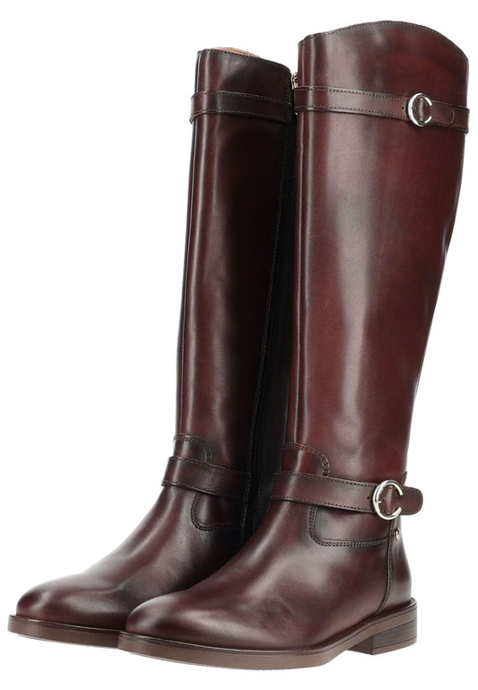 Pikolinos Stiefel Leder Mittelbraun