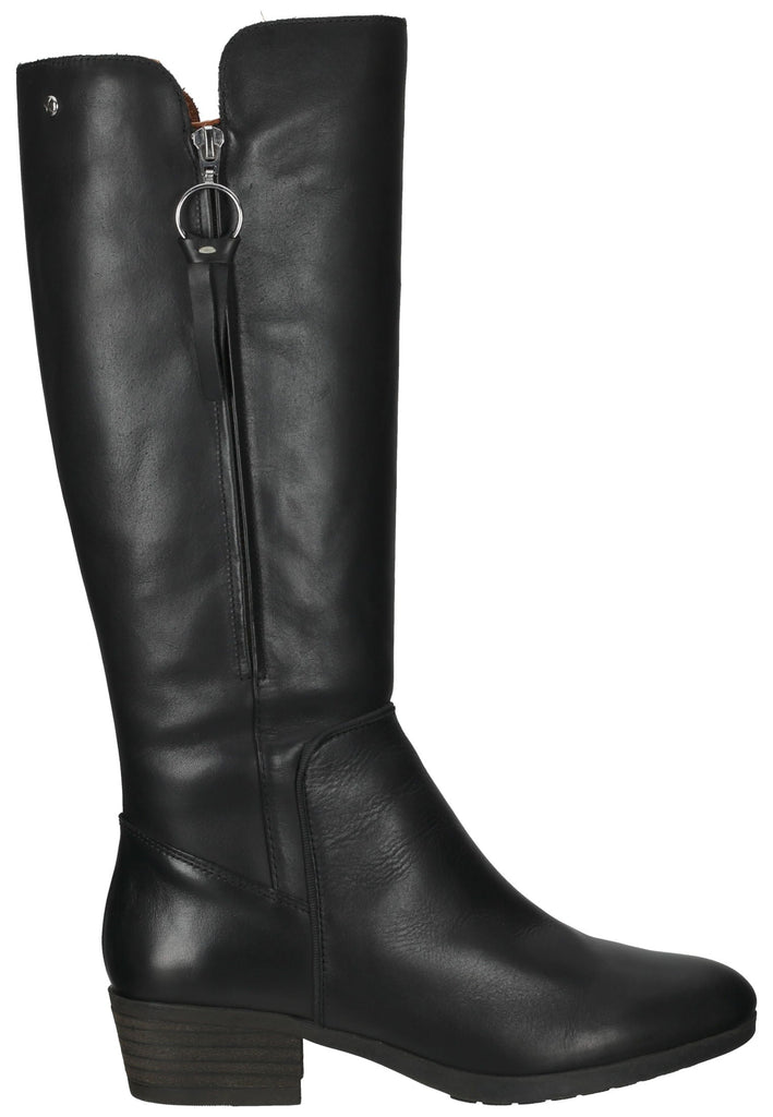 Pikolinos Stiefel Leder Schwarz