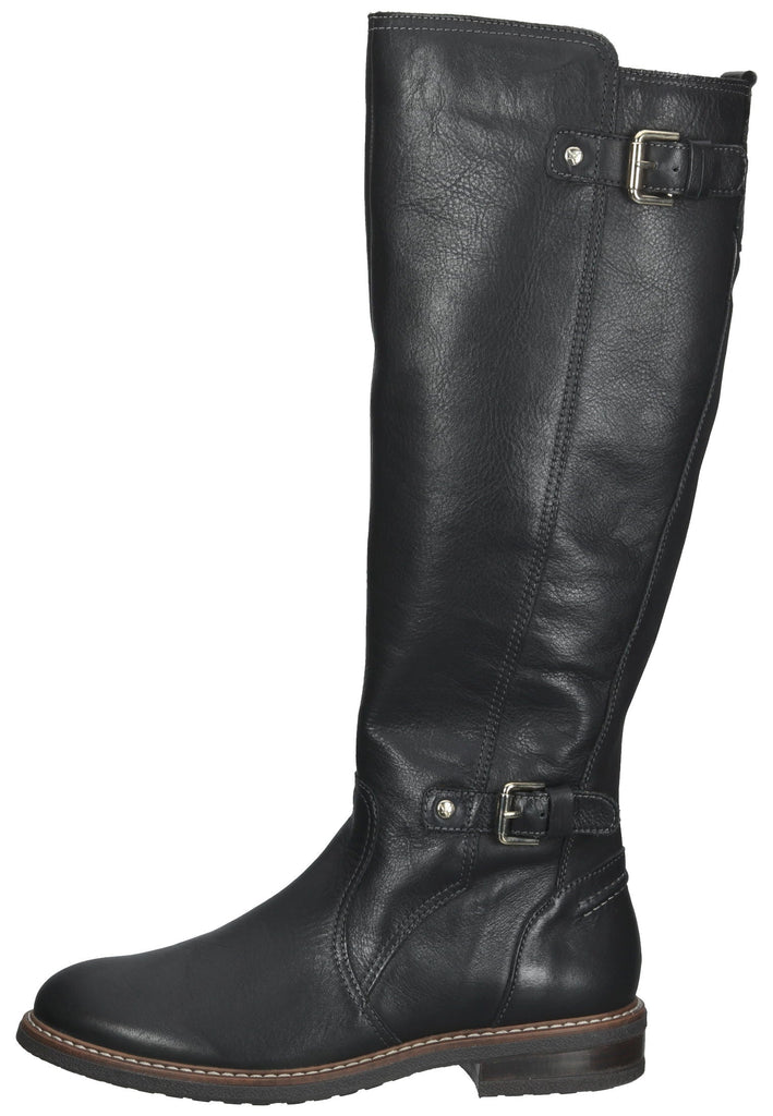 Pikolinos Stiefel Leder Schwarz