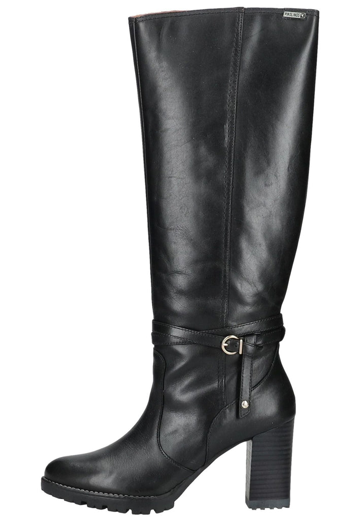 Pikolinos Stiefel Leder Schwarz