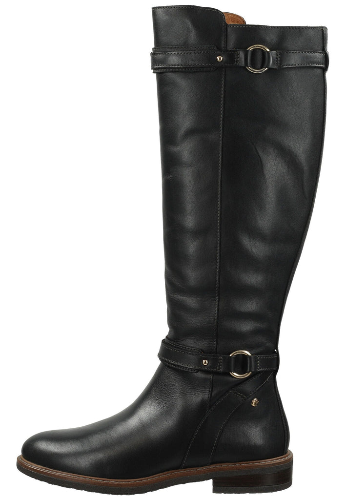 Pikolinos Stiefel Leder Schwarz Warmfutter