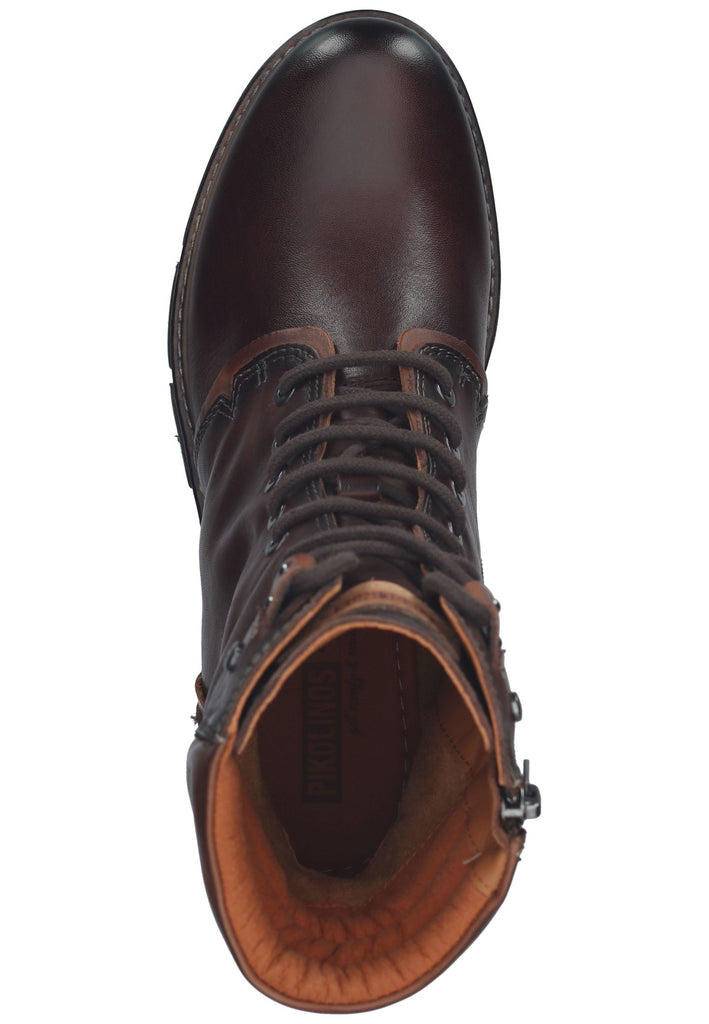 Pikolinos Stiefelette Leder Dunkelbraun