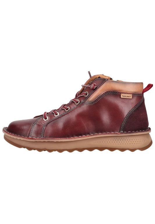 Pikolinos Stiefelette Leder Rotbraun