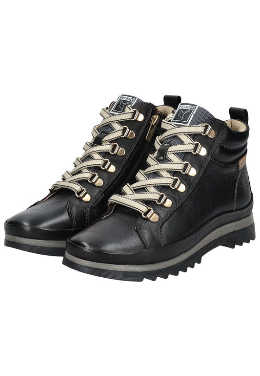 Pikolinos Stiefelette Leder Schwarz
