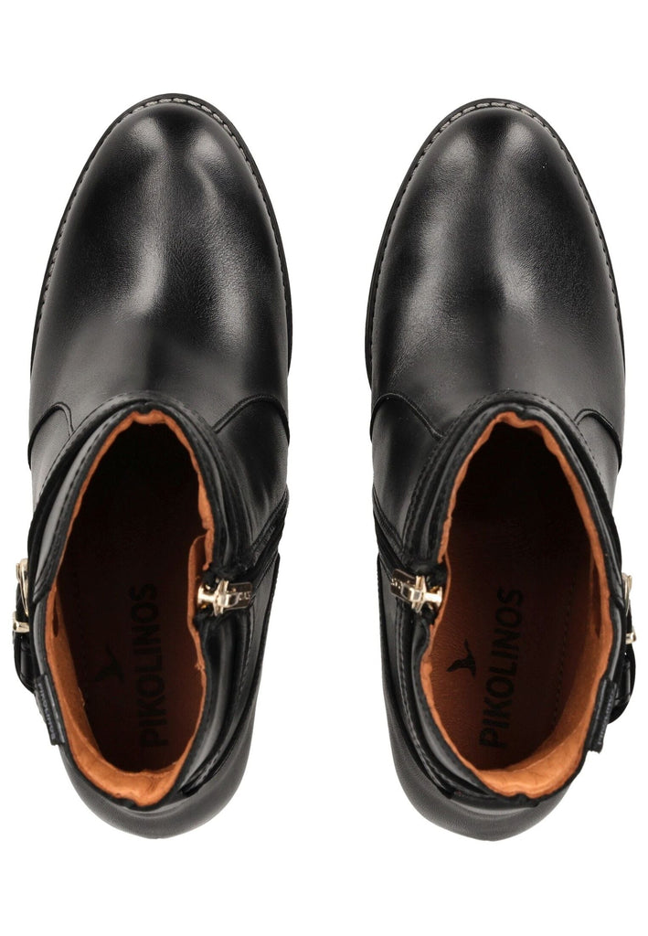 Pikolinos Stiefelette Leder Schwarz/Schwarz