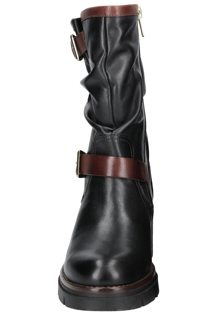 Pikolinos Stiefelette Leder Schwarz/Schwarz