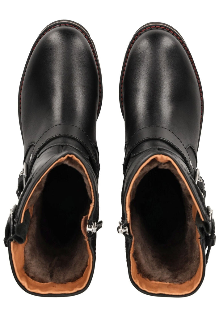 Pikolinos Stiefelette Leder Schwarz Warmfutter