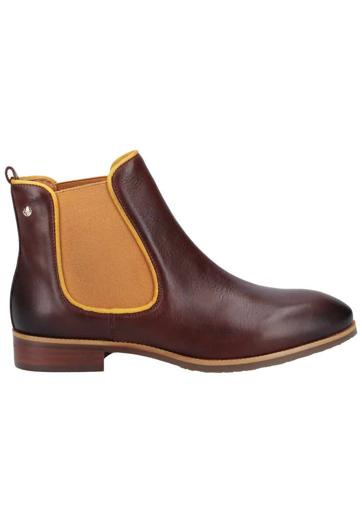 Pikolinos Stiefelette Leder/Textil Braun/Gelb