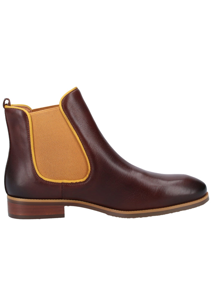 Pikolinos Stiefelette Leder/Textil Braun/Gelb