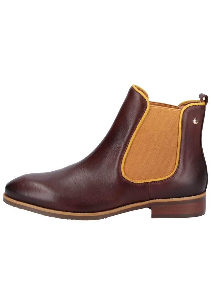 Pikolinos Stiefelette Leder/Textil Braun/Gelb